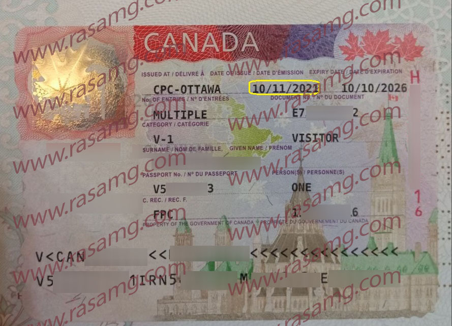 ویزای مولتیپل کانادا